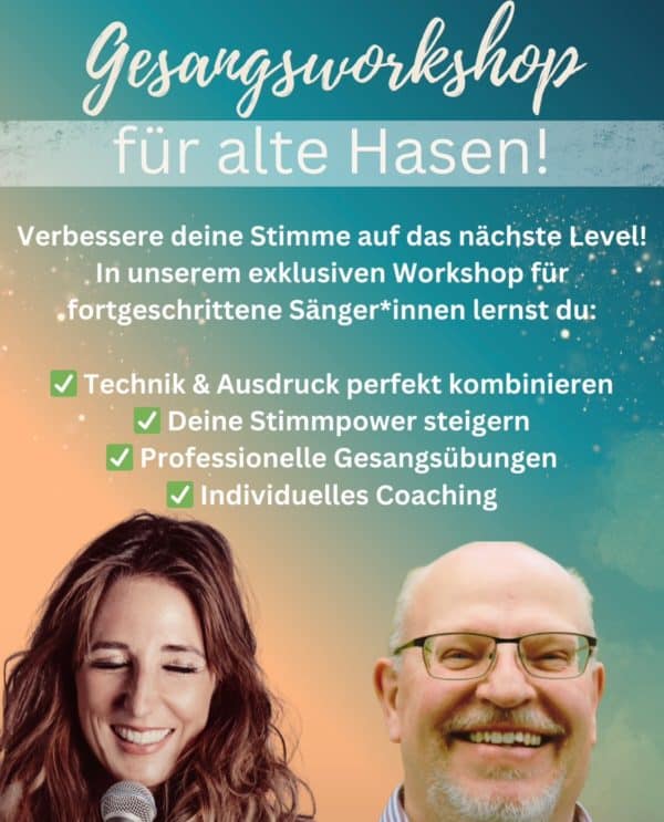 Gesangsworkshop für "alte Hasen" am Sonntag, 25. Mai 2025 in Rendsburg